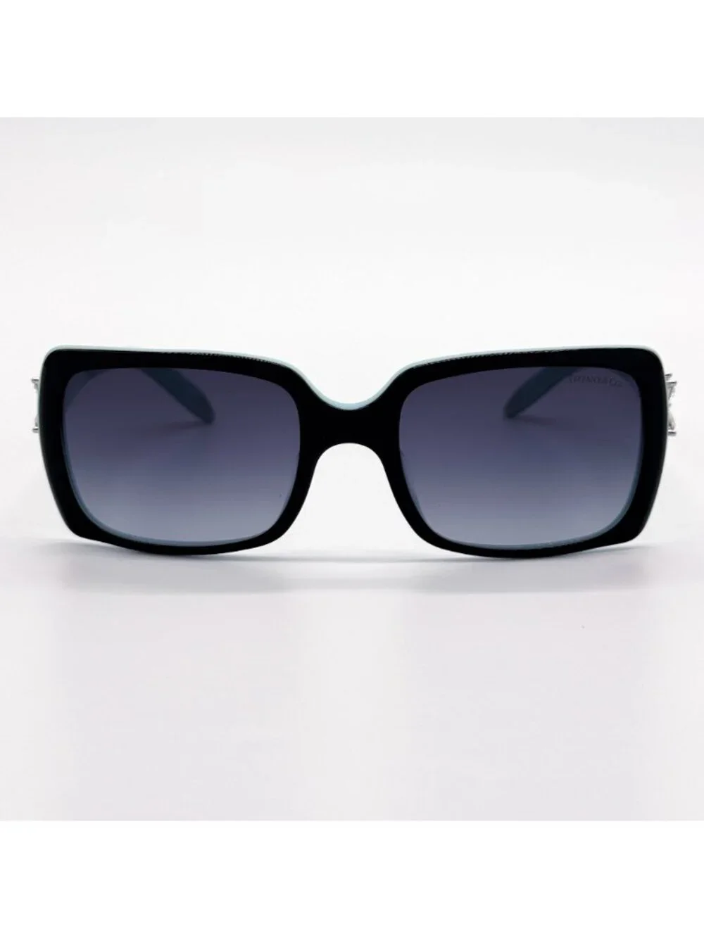 New Tiffany & Co Sunglasses TF4047B 8055/3C Black Blue Women Eyewear